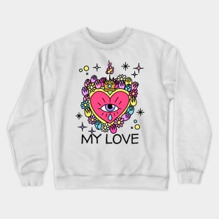 My Love Heart Corazon Crewneck Sweatshirt